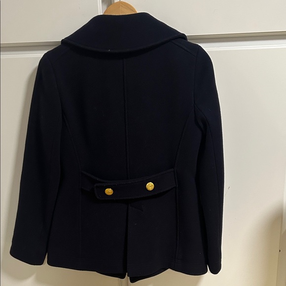 Vintage! J. Crew Navy Peacoat with Gold Buttons - Picture 5 of 6